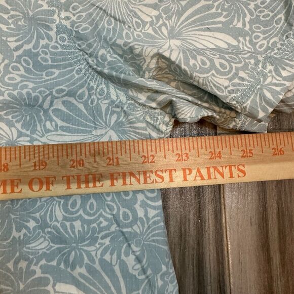 Tommy Bahama Shirt Relax Island Modern Fit Button Down White Green Floral Beach - Picture 5 of 6